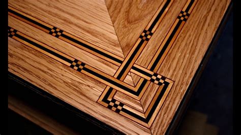 Miter box. . Marquetry inlay patterns
